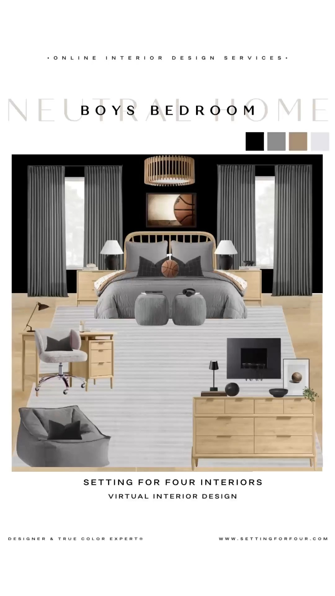 Teen boys bedroom mood board and decor ideas
Organic modern, transitional, minimalist, basketball wall art, gray bedding, light wood nightstands, sports decor, basketball net, flush mount light, pinch pleat curtains, neutral, earthy, moody, grey, black, beige, wood, kids bed, desk, desk chair, wood dresser, lounge chair, beanbag chair, Pottery barn style, Crate & Barrel aesthetic #LTKFamily 

#LTKmomlife #LTKSaleAlert #LTKKids #LTKHome