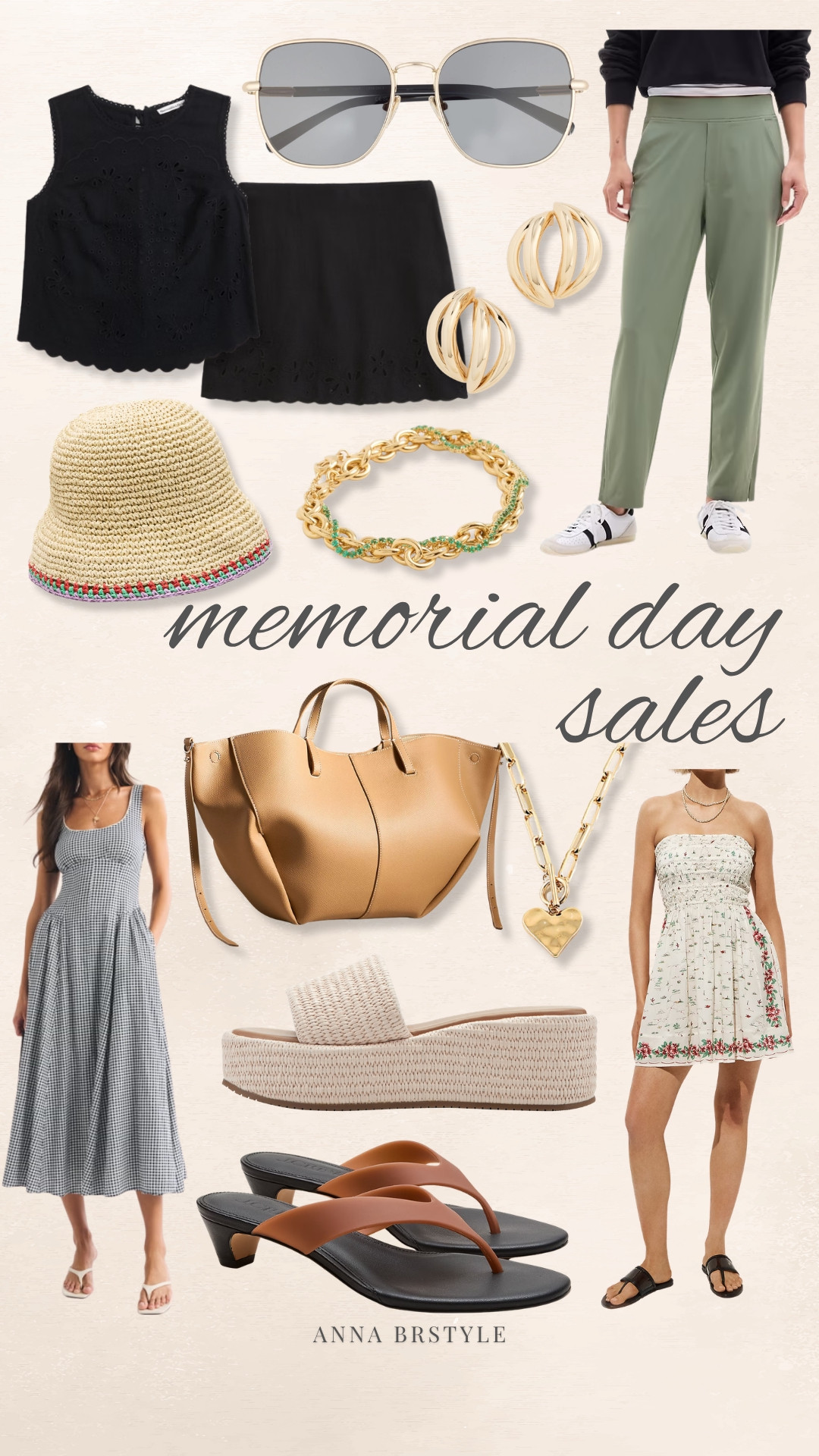 Step into summer with the hottest Memorial Day sales! From breezy dresses and chic sandals to statement accessories and tote bags, everything you need for a fresh seasonal wardrobe is here. Don’t miss these limited-time deals on must-have summer staples.

summer dresses, casual sandals, straw bags, platform slides, statement jewelry, everyday sneakers, vacation outfits, Memorial Day sales, annabrstyle

#LTKSeasonal #LTKSaleAlert #LTKootd