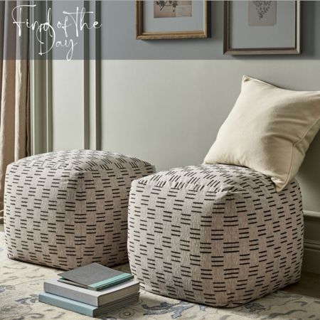 An oversized pouf like this is ideal for a living room, family room, bedroom, kids room or play room! They are versatile pieces of furniture that allow you to be flexible with your home items. 

#LTKfamily #LTKSeasonal #LTKhome