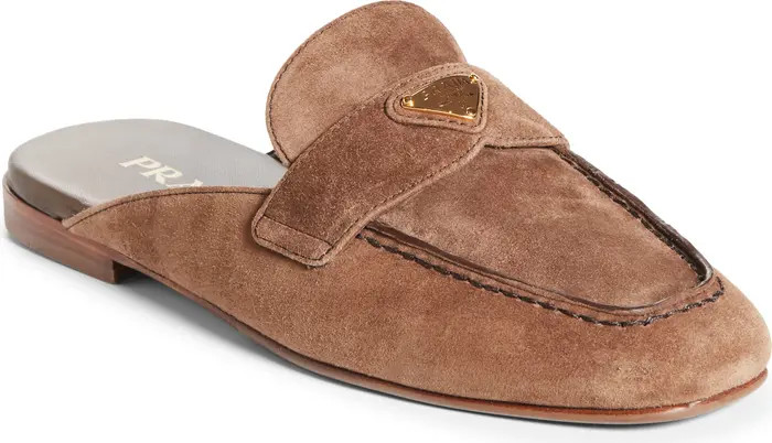 Prada Logo Loafer Mule (Women) | Nordstrom | Nordstrom