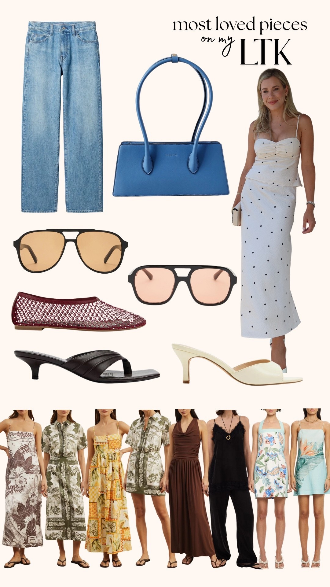 Here are your fave pieces on my LTK page from dresses, jeans, bags, sunnies and sandals. 

I’m usually a size AU 10 in clothes and sandals. 

#LTKdresses #LTKsummer #LTKaustralia