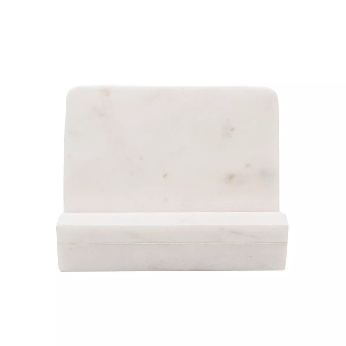 7.75" x 8.5" Kendal White Marble Premium Kitchen Cook Book Holder w/ Foam Feet | Target