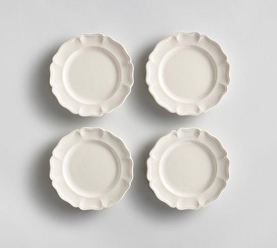 Heirloom Scalloped Bread Plates | Pottery Barn (US)