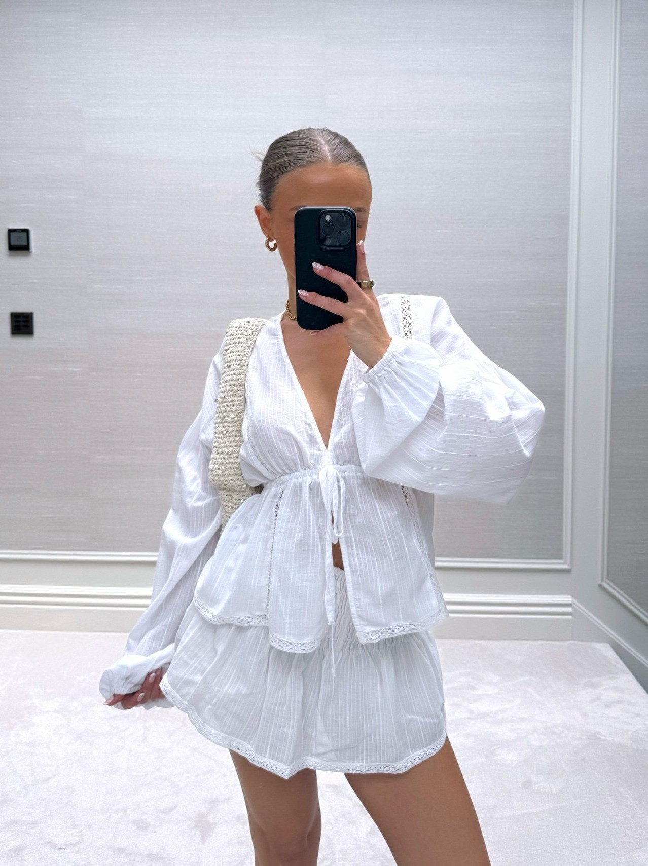 Outfits I’m packing for Marbs!! 🌺

Going out beach club holiday festival ibiza Marbella outfit inspo ideas coord pull&bear white blouse mini skirt cotton cream 

 #LTKuk #LTKsummer #LTKfestival