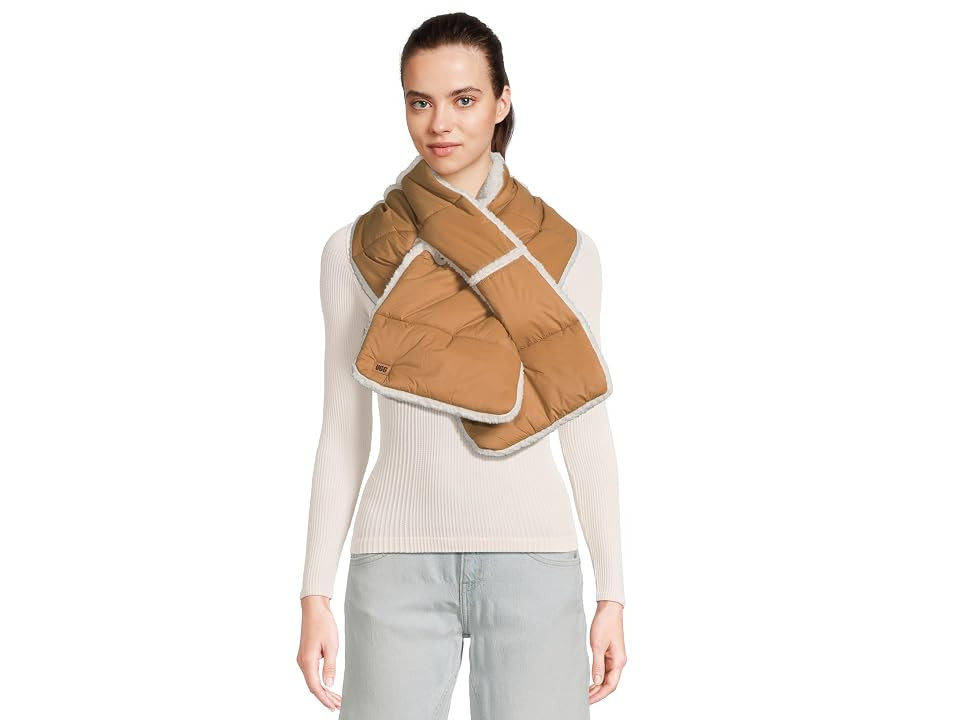 UGG Aw Uggfluff Rev Women's Scarf Chestnut, Nylon | Zappos