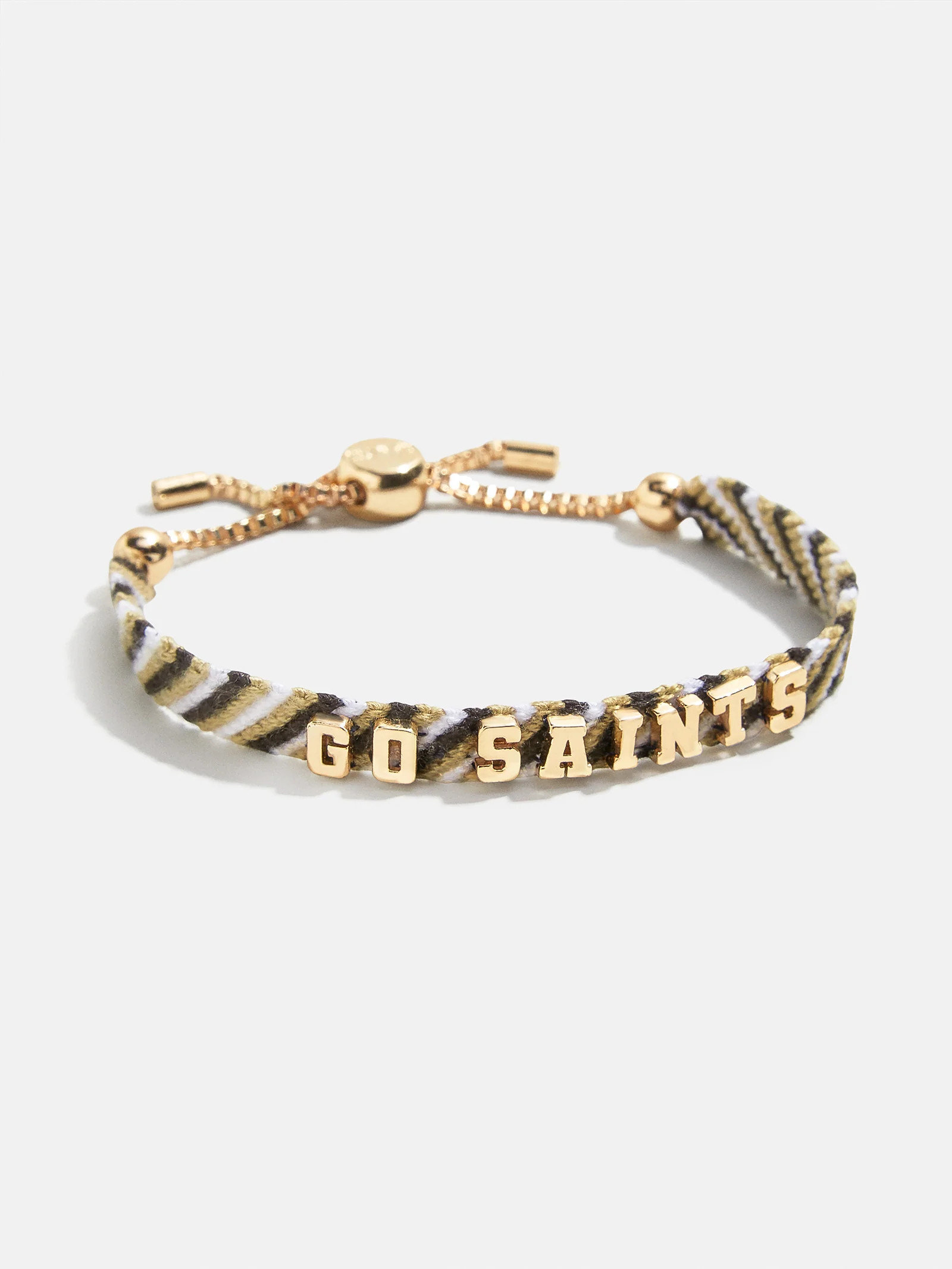 New Orleans Saints NFL Woven Friendship Bracelet - New Orleans Saints | BaubleBar (US)