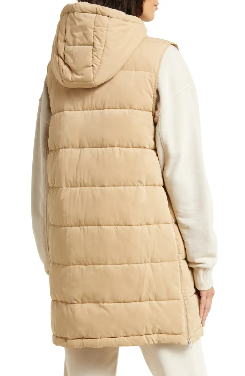 Long Hooded Puffer Vest | Nordstrom