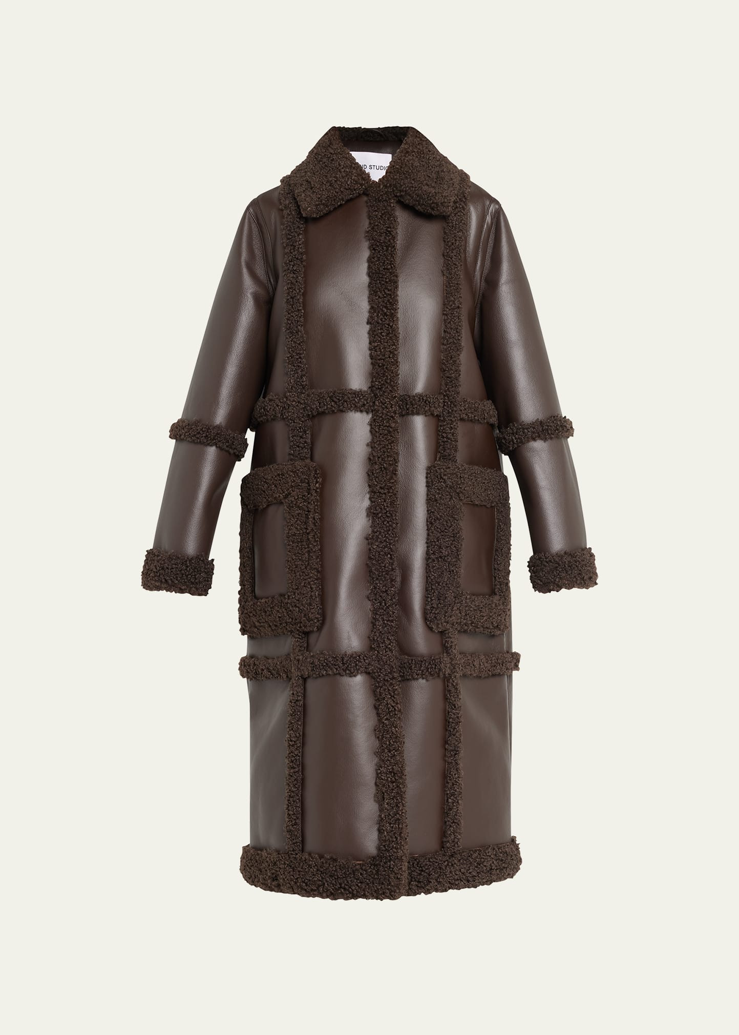Patrice Long Faux Shearling Coat | Bergdorf Goodman