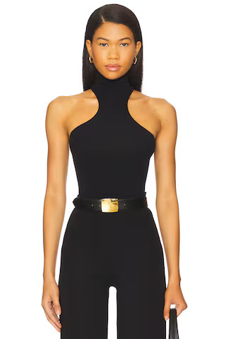 Commando Ballet Racer Turtleneck Bodysuit in Black from Revolve.com | Revolve Clothing (Global)