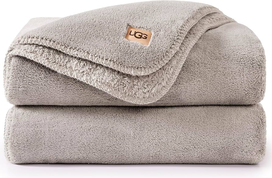 UGG Whitecap Plush Throw Blanket Fleece Soft Fluffy Throw Blankets for Couch or Bed, Home Decor, ... | Amazon (US)