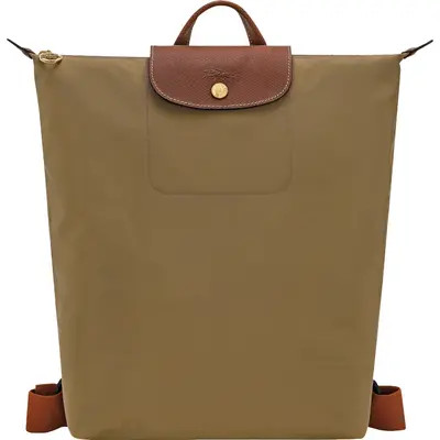 Longchamp Medium Le Pliage Backpack in Fawn at Nordstrom | Nordstrom
