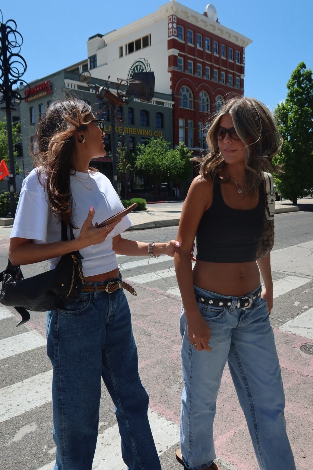 Mom & teen daughter outfits 💫 

My outfit:
@Aritzia tee & agolde jeans
@Quince necklace

Mara’s outfit:
@skims tank @bdg jeans from @nordstrom 〰️

Mom outfit, teen girl outfit, teen girl fashion, teen girl jeans, wide leg jeans, casual outfit, summer outfit 

#LTKOver40 #LTKootd #LTKKids