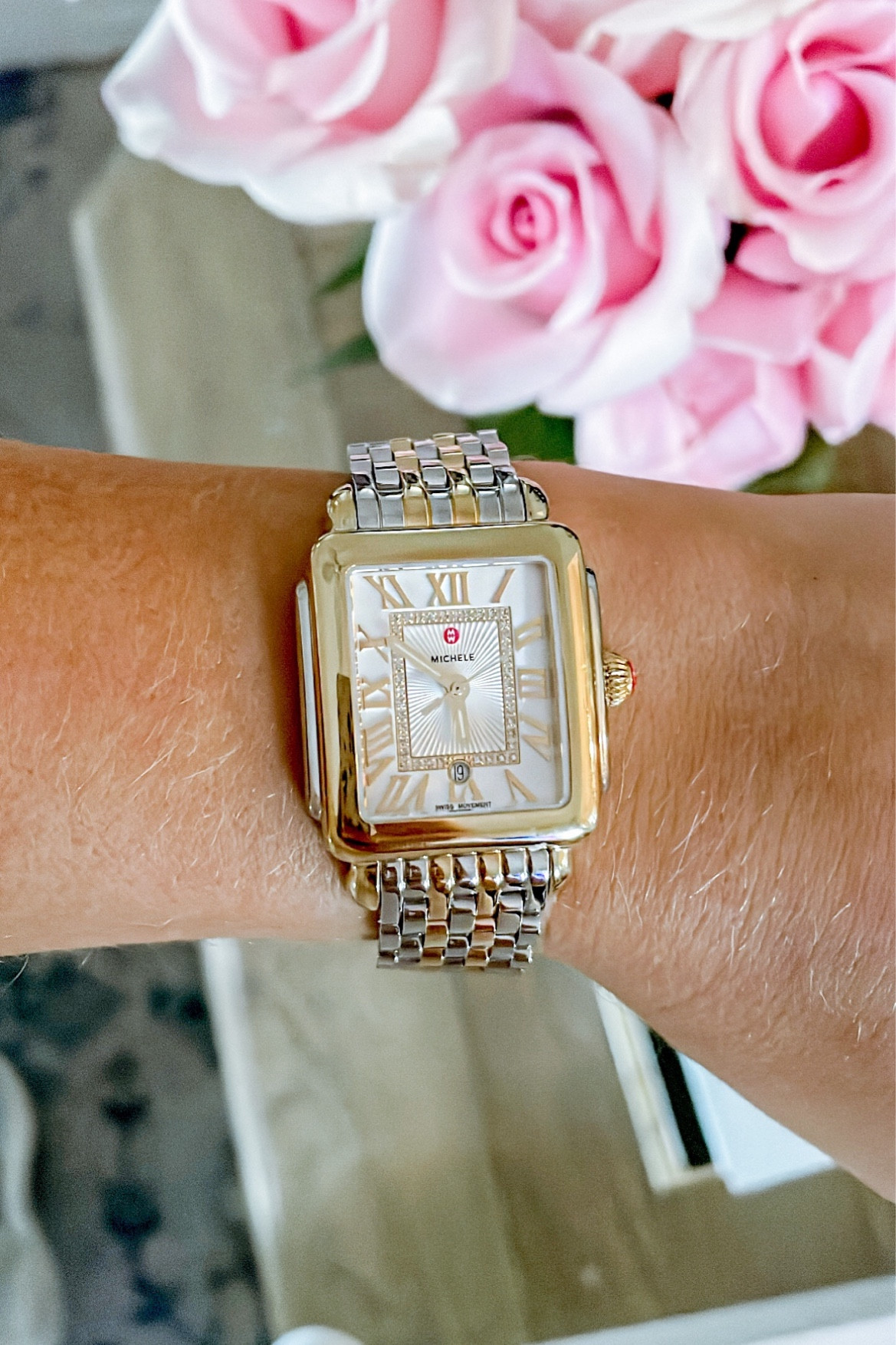 Michelle Two-Toned Diamond Watch On Sale 

#LTKSaleAlert #LTKStyleTip #LTKxNSale