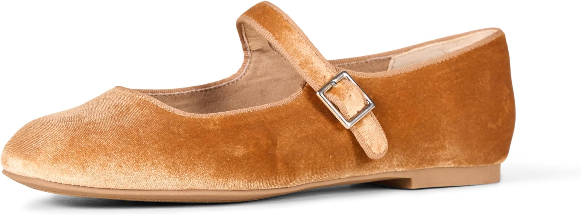 Amazon Essentials Women's Square-Toe Mary Jane Ballet Flat with Adjustable Metal Buckle Strap, No... | Amazon (US)