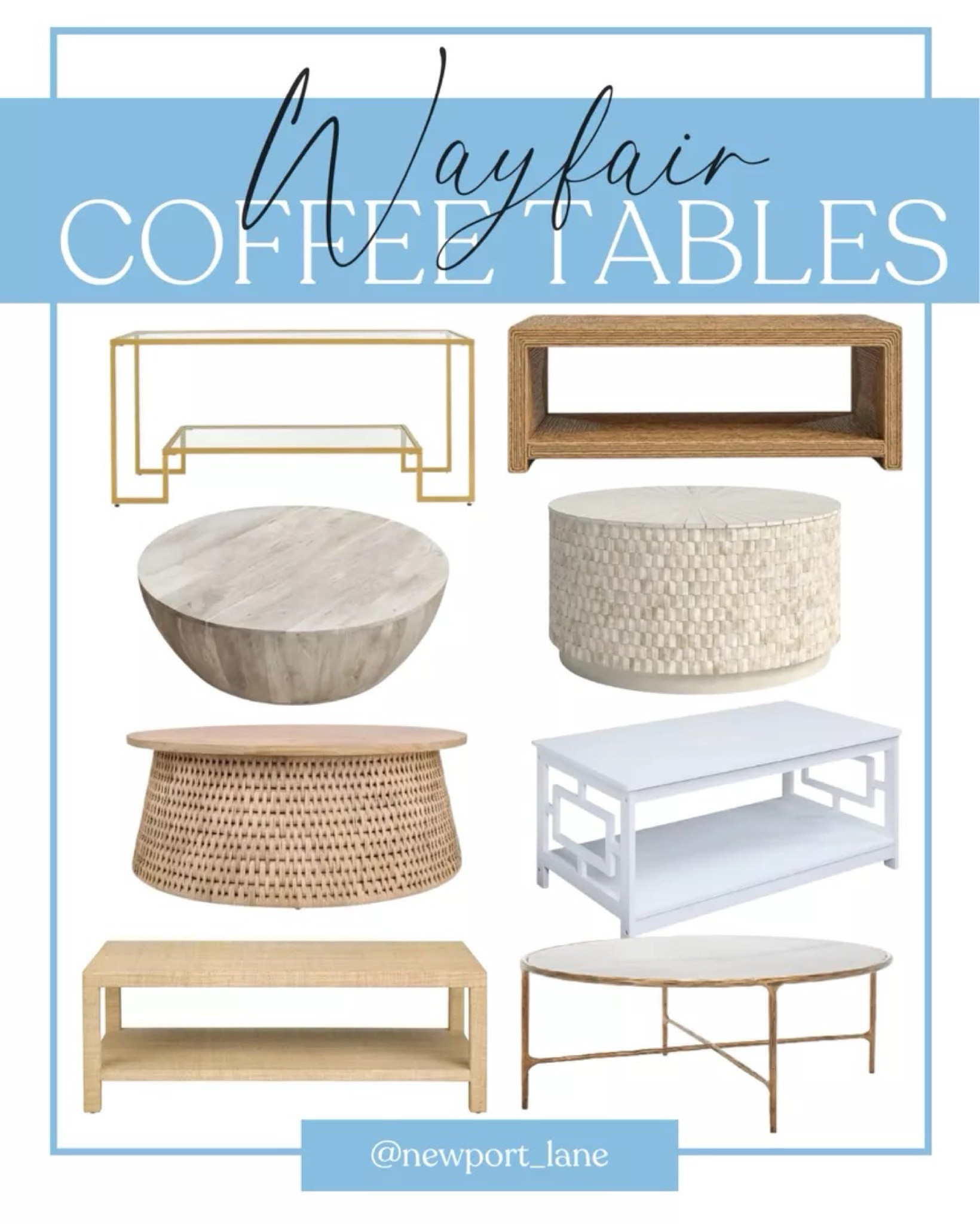 Coastal coffee tables that I’m loving all from Wayfair!!!
12/8

#LTKStyleTip #LTKHome