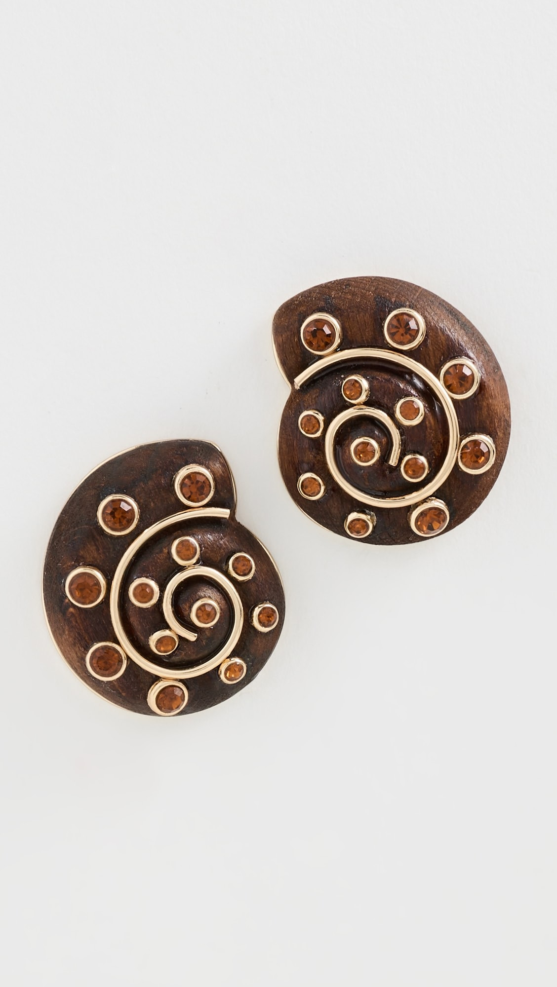 High Tide Shell Statement Earrings | Shopbop