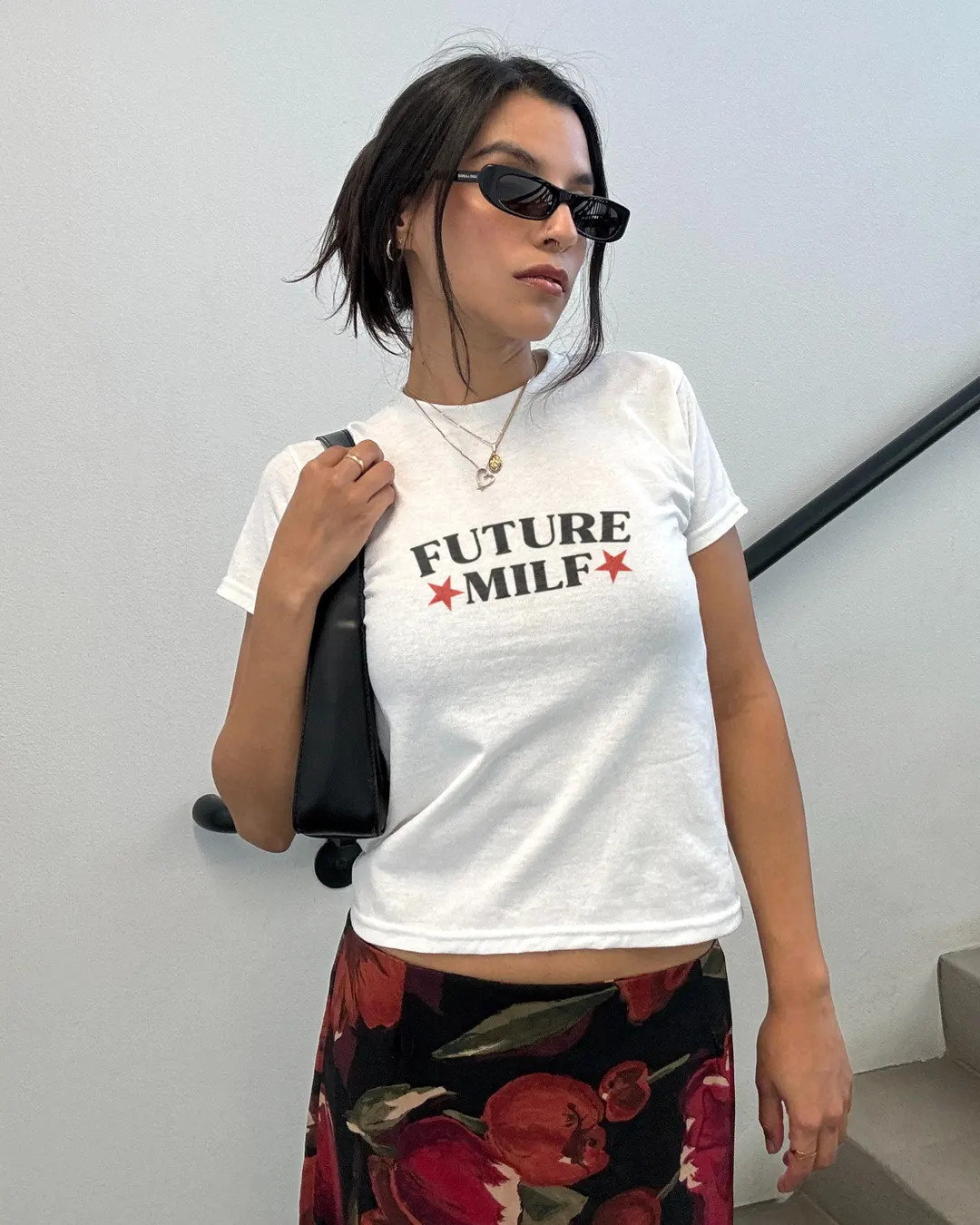Future Milf Baby Tee - Trendy Crop Top - Women's Y2k Style Shirt - Unique Gift for Her - Etsy | Etsy (US)