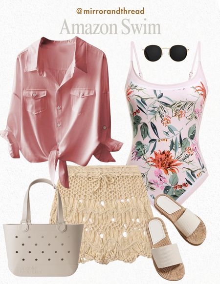 Cutest head to toe amazon resort look! Love the crochet skirt! 

#LTKtravel #LTKSeasonal #LTKswim