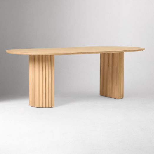 Ellington Oval Pedestal Dining Table (86") | West Elm (US)