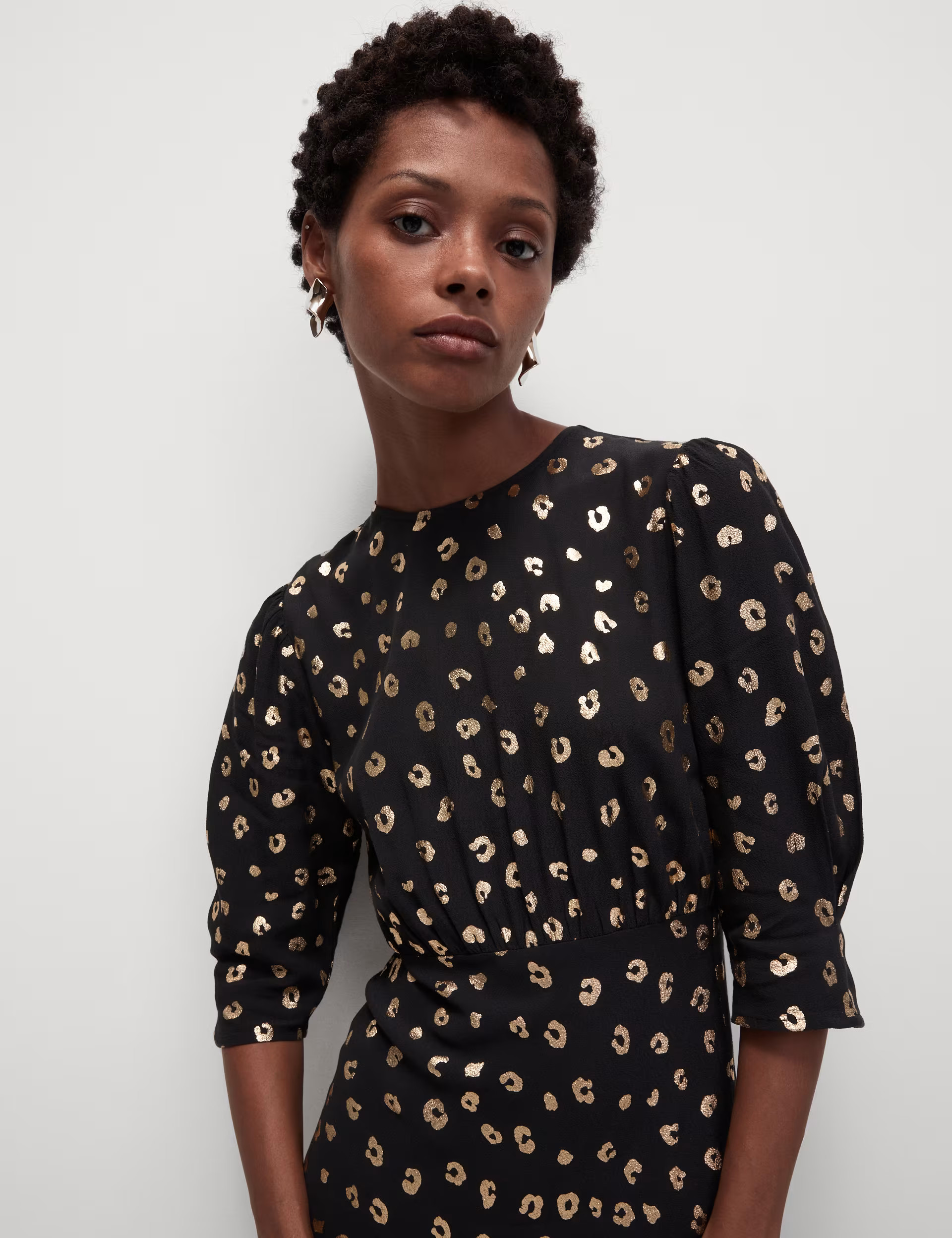 Foil Animal Print Midaxi Column Dress | Marks & Spencer (UK)
