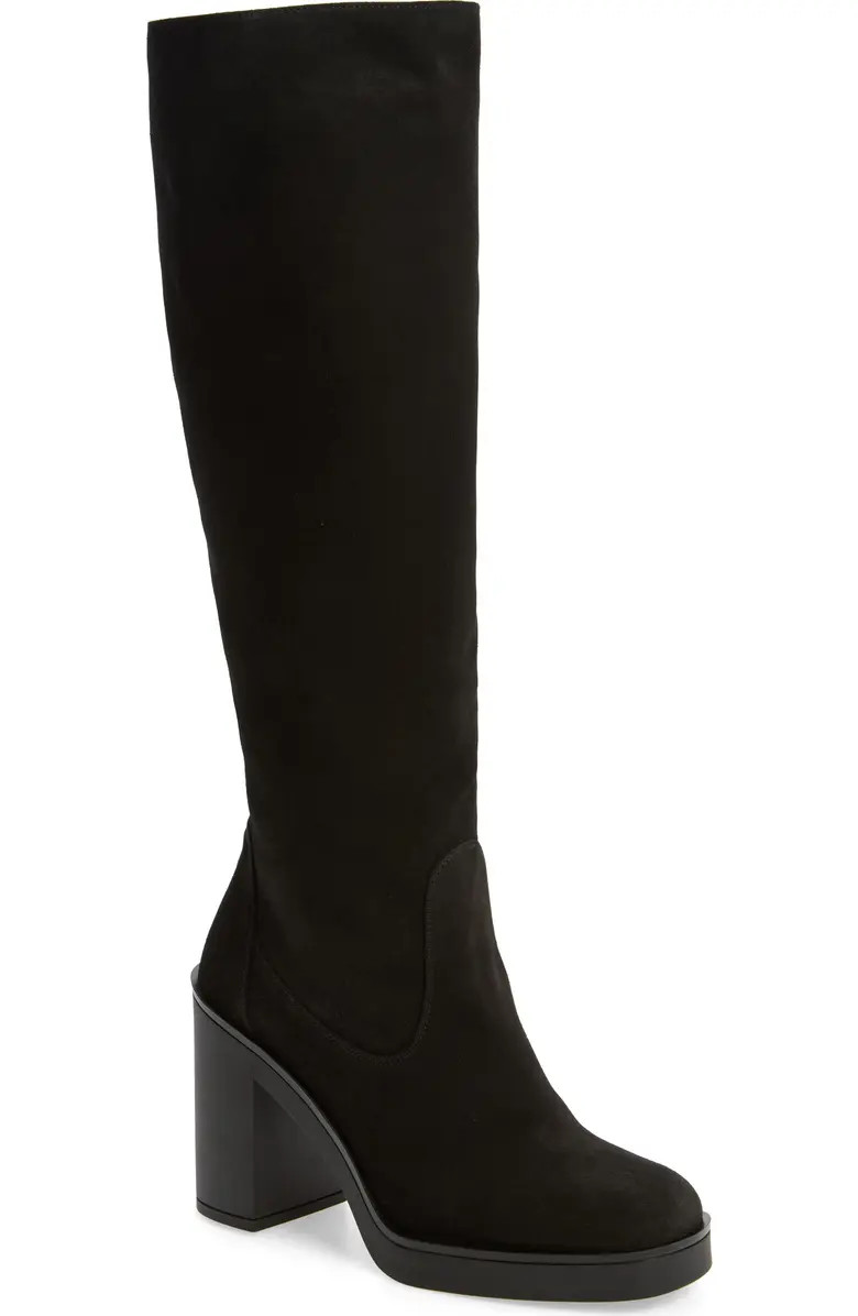 Bethenny Block Heel Tall Boot (Women) | Nordstrom