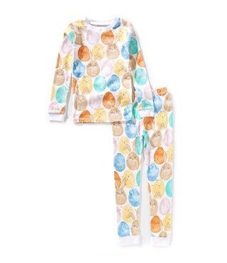 Burt's Bees Little Kids 2T-5T Long Sleeve Easter Friend Printed Top & Matching Pajama Set | Dilla... | Dillard's