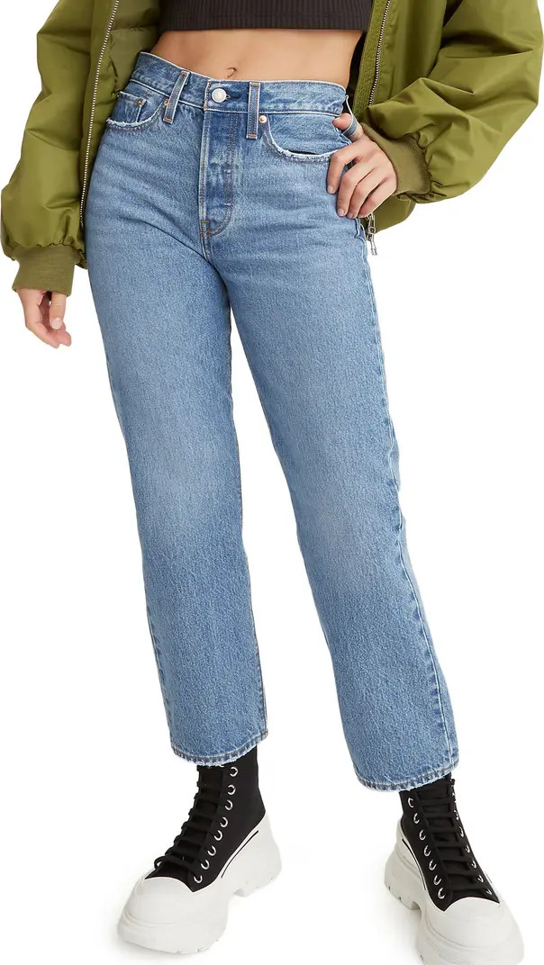 Wedgie High Waist Straight Leg Jeans | Nordstrom