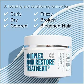 Bold Uniq BoldPlex 3 Hair Mask - Deep Conditioner Protein Treatment for Dry, Damaged Hair - Condi... | Amazon (US)