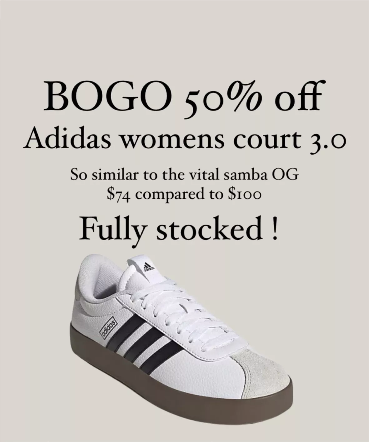Adidas Womens Vl Court 3.0 Sneaker … curated on LTK