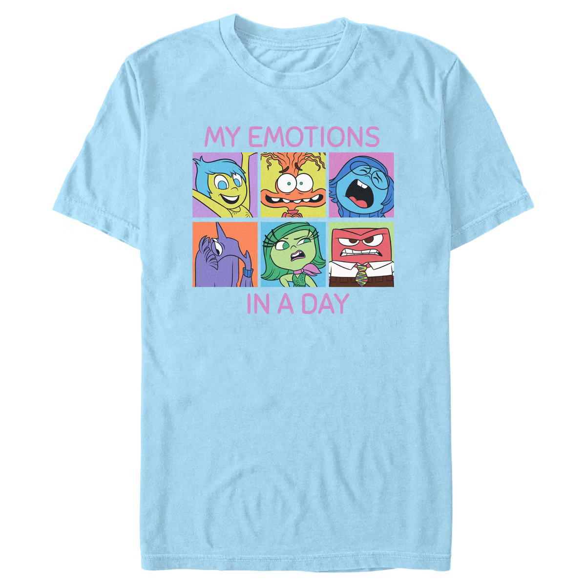 Men's Inside Out 2 My Emotions in a Day T-Shirt | Target