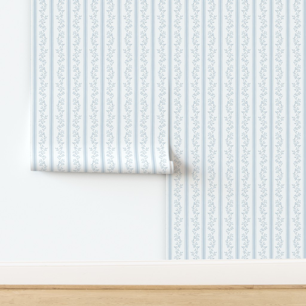 Libby Stripe Soft Blues copy | Spoonflower