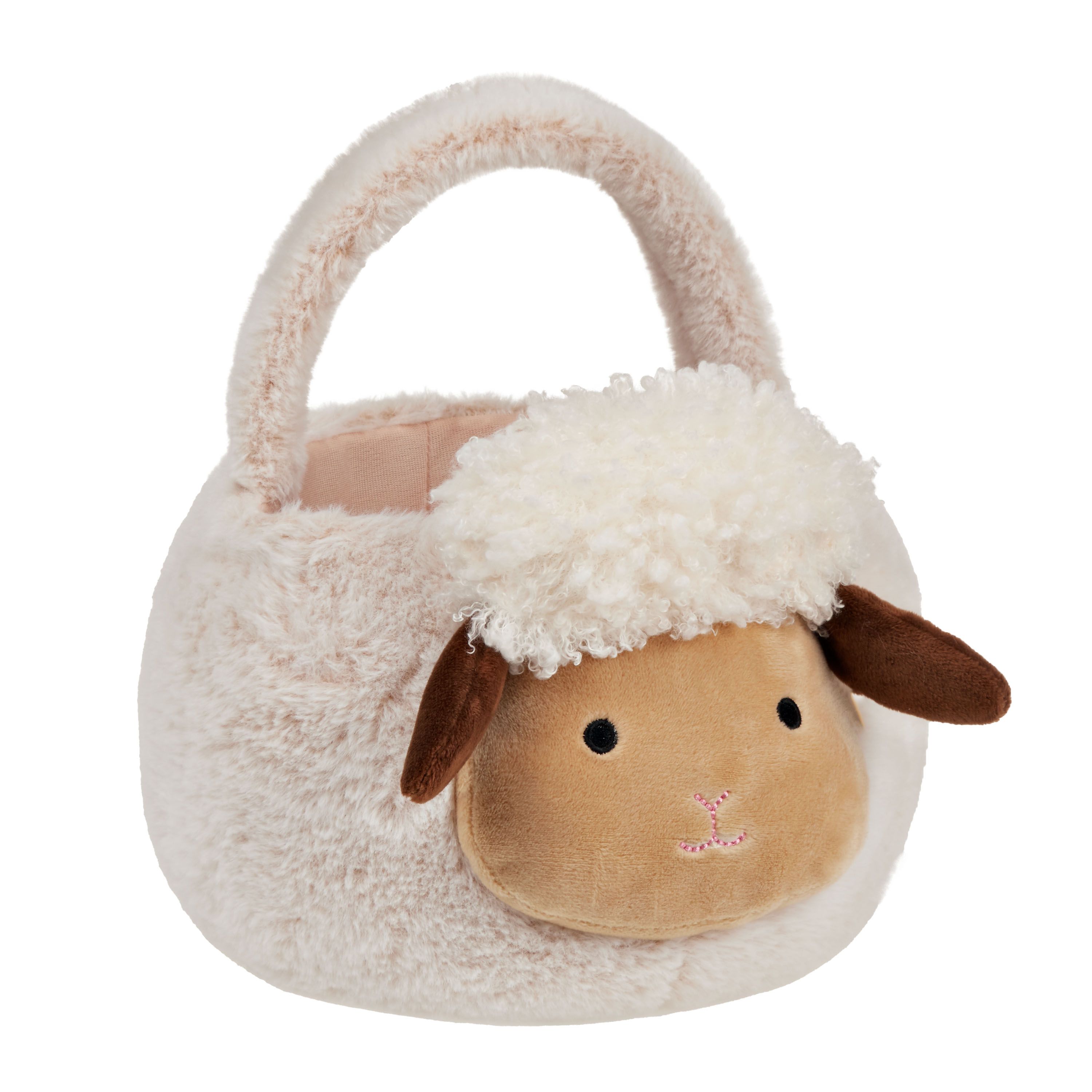 Way To Celebrate Easter Plush Lamb Basket - Walmart.com | Walmart (US)