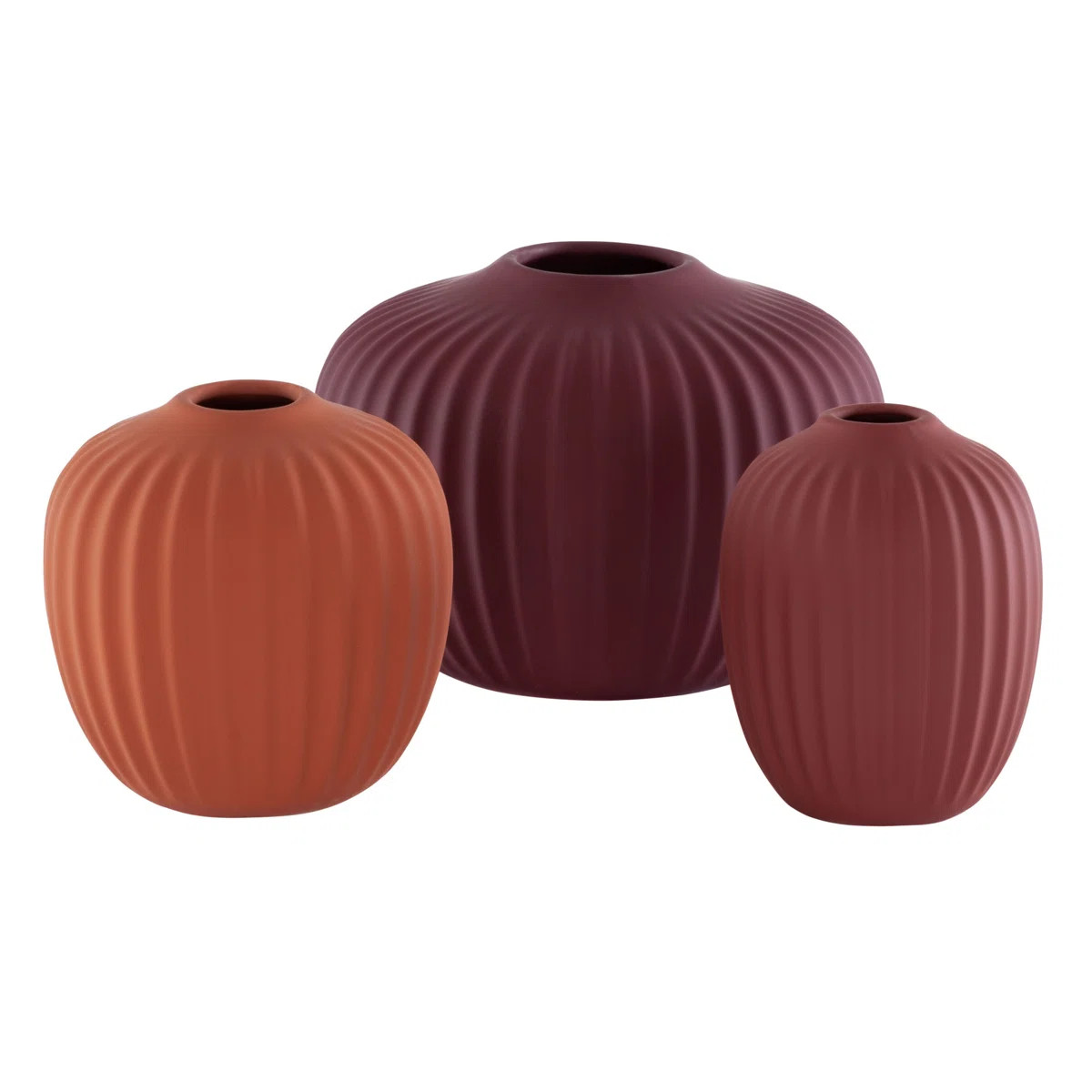 Handmade Ceramic Table Vase (Set of 3) | Wayfair North America
