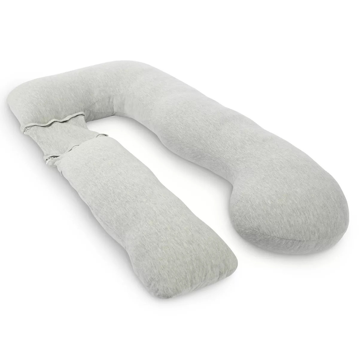 PharMeDoc Pregnancy Pillow, U-Shape Full Body Maternity Pillow - Light Pink Jersey Cotton Cover | Target