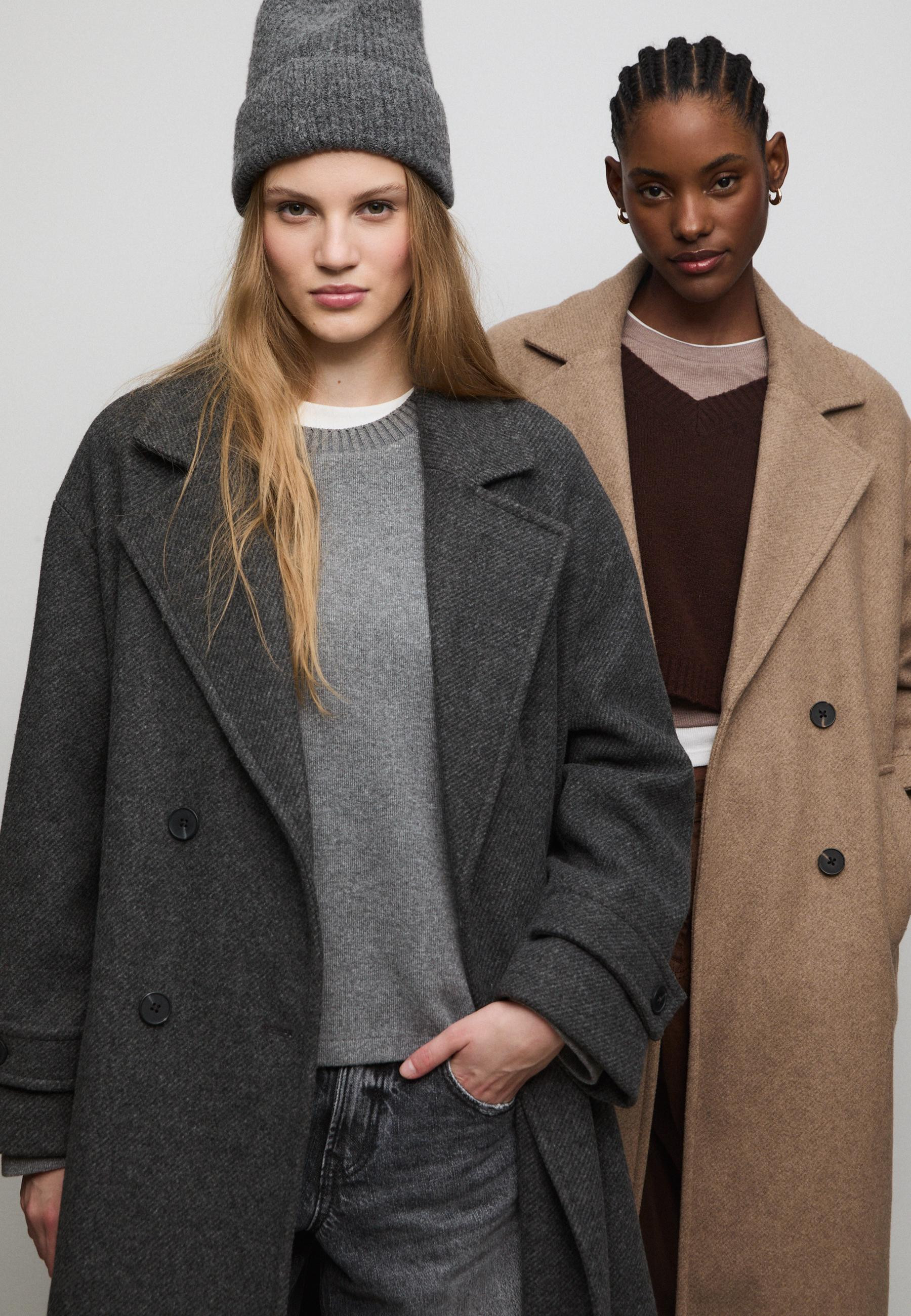 Cappotto lungo oversize - Moda da donna | Stradivarius Italia | Stradivarius (IT)