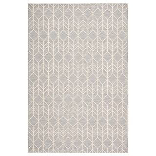 Jaipur Living Monteclair Chevron 7 ft. 10 in. x 10 ft. 10 in. Gray Area Rug-RUG143362 - The Home ... | The Home Depot