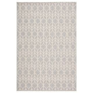 Jaipur Living Monteclair Chevron 7 ft. 10 in. x 10 ft. 10 in. Gray Area Rug-RUG143362 - The Home ... | The Home Depot