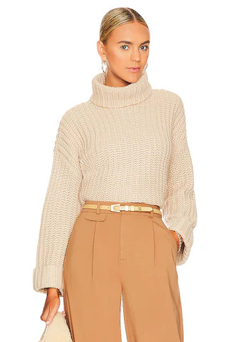 Chunky Turtleneck Shaker Pullover
                    
                    525 | Revolve Clothing (Global)