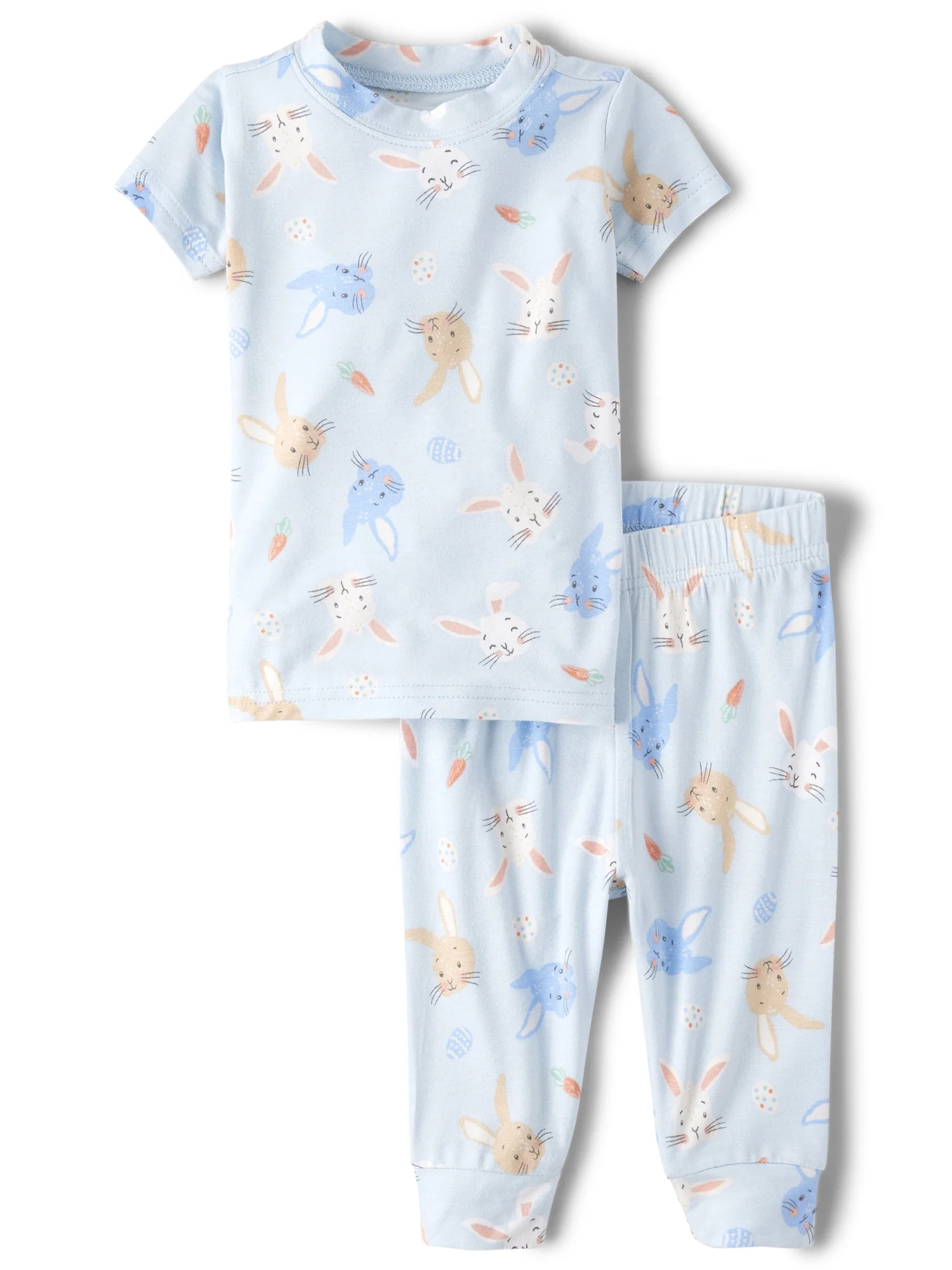The Children's Place Baby & Toddler Boys Short Sleeve Snug Fit Easter PJs, Sizes NB-6T | Walmart (US)