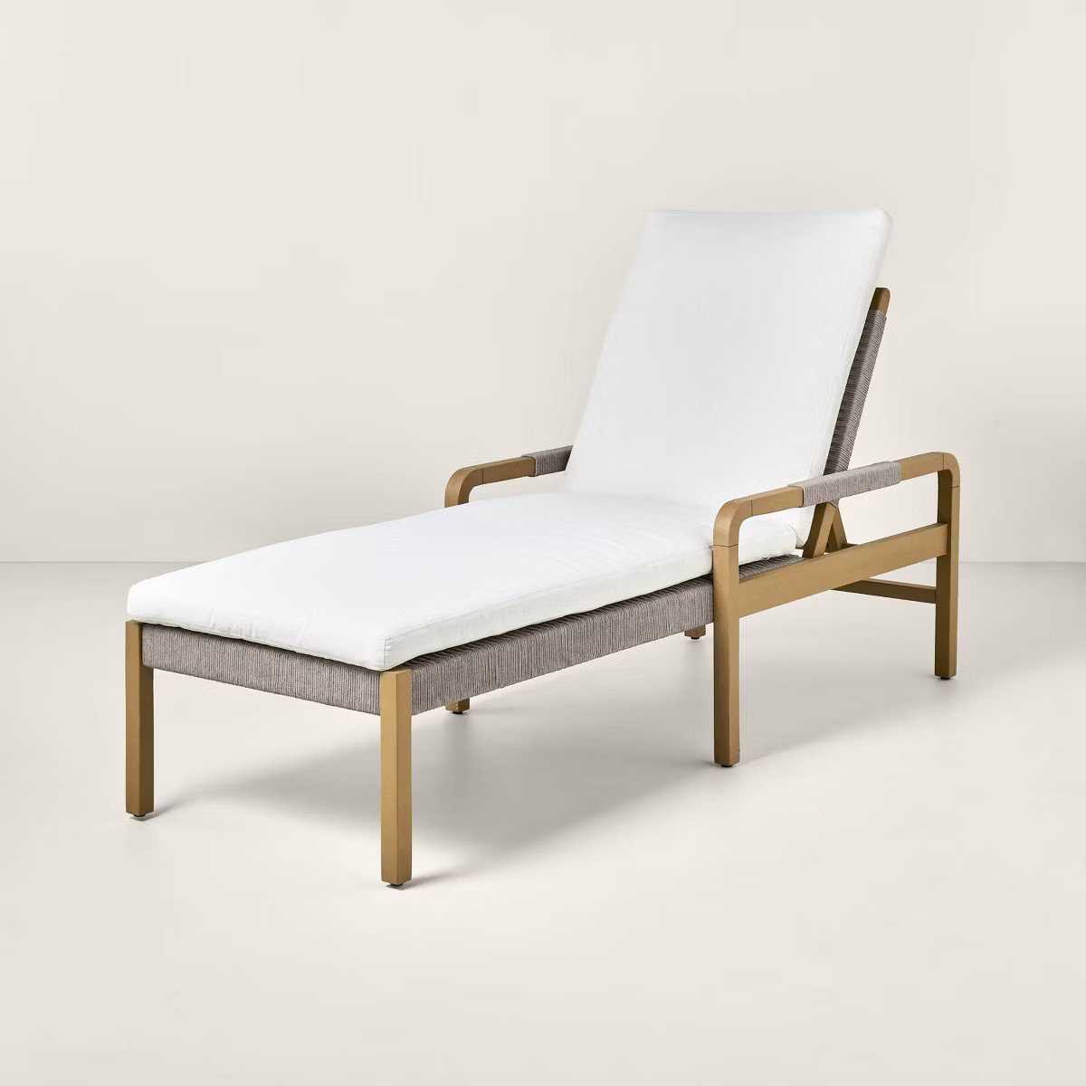 Wood & Rope Outdoor Patio Adjustable Chaise Lounge - Hearth & Hand™ with Magnolia | Target