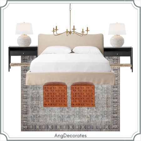 Transitional Bedroom Design


loloi blue rug rattan nightstand brass chandelier leath ottoman

#LTKhome