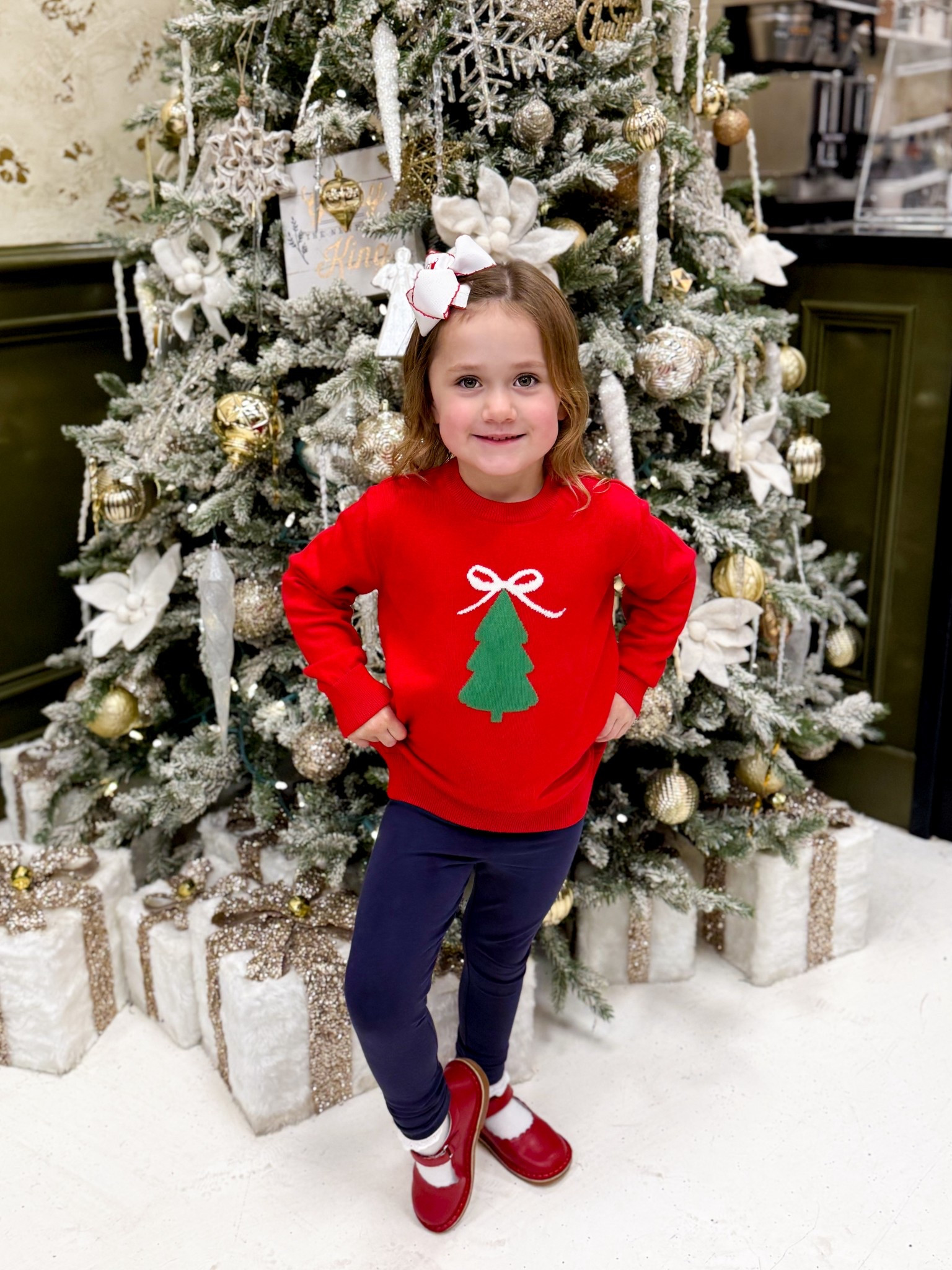 🎄✨ TBBC SALE — 40% OFF! ✨🎄
Could this little holiday look be any sweeter?! This classic red Christmas sweater with the tree + bow detail is TBBC at its best — and it’s included in their 40% off sale right now! Paired with their soft leggings and the cutest little red shoes for the perfect festive outfit.

I linked her exact pieces plus a few more holiday favorites that are marked down. ❤️🎁


#LTKSaleAlert #LTKHoliday #LTKKids