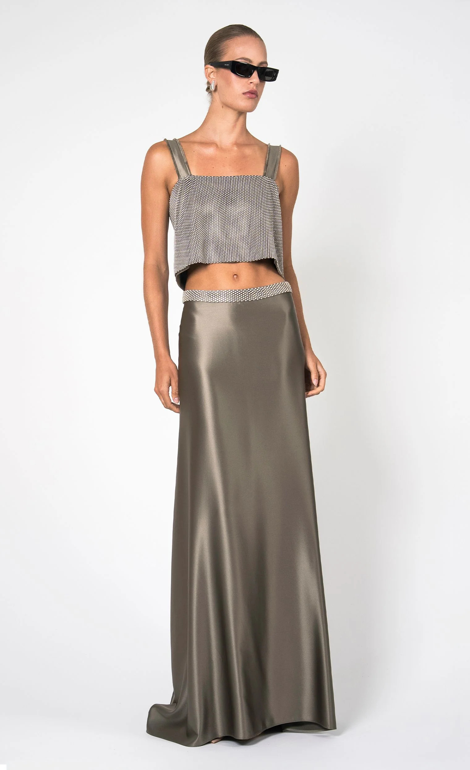 Gemma Maxi Skirt - Moss | Nonchalant Label