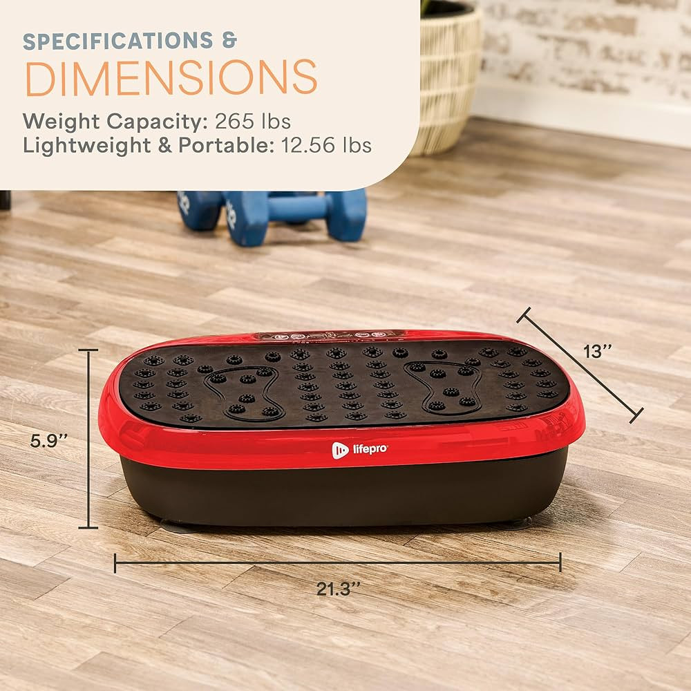 Lifepro Vibration Plate Exercise Machine with Magnetic Acupoints - Full Body Vibration Platform f... | Amazon (US)