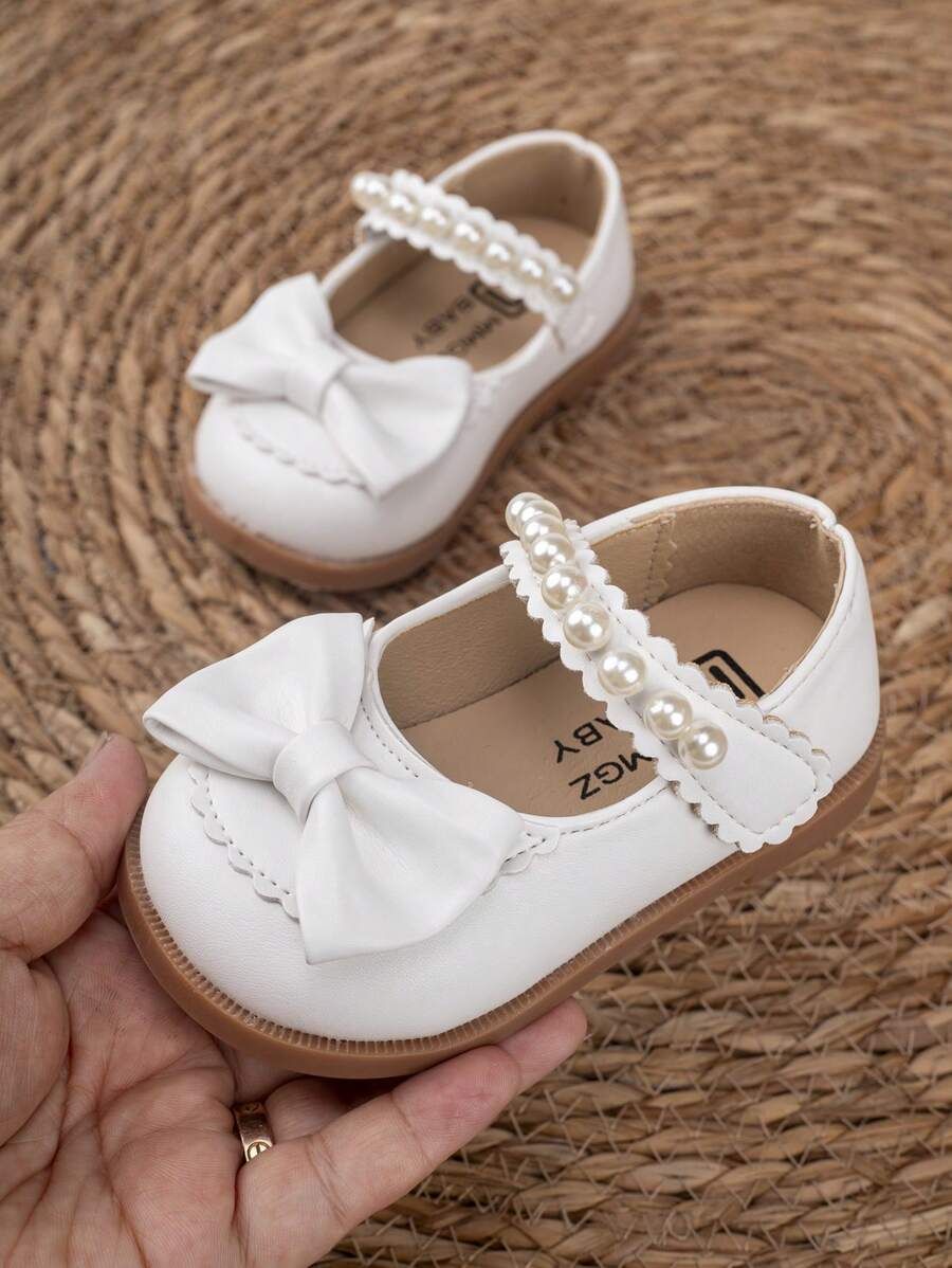 Kids' Flat Shoes, White, For Girls | SHEIN