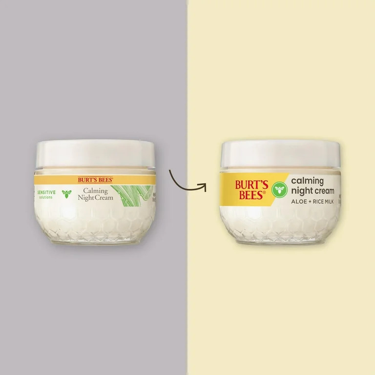 Burt's Bees Calming Night Cream, 1.8 oz. Tub | Walmart (US)