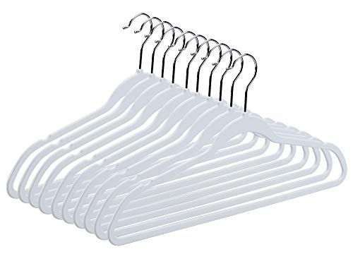 Quality Hangers Clothes Hangers 50 Pack - Non-Velvet Plastic Hangers for Clothes -Heavy Duty Coat Ha | Amazon (US)