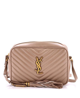 Pre-Owned Saint Laurent Small Lou Camera Bag Matelasse Chevron Leather - Macy's | Macy's