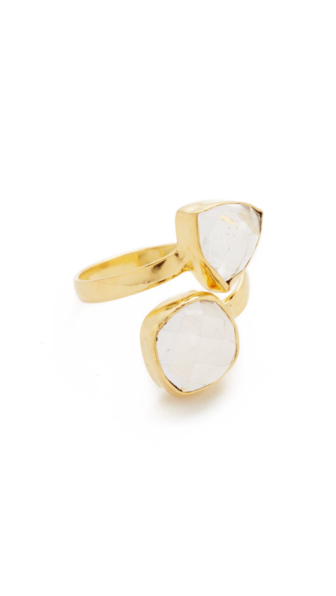 Nakamol Terri Ring - Clear/Gold | Shopbop