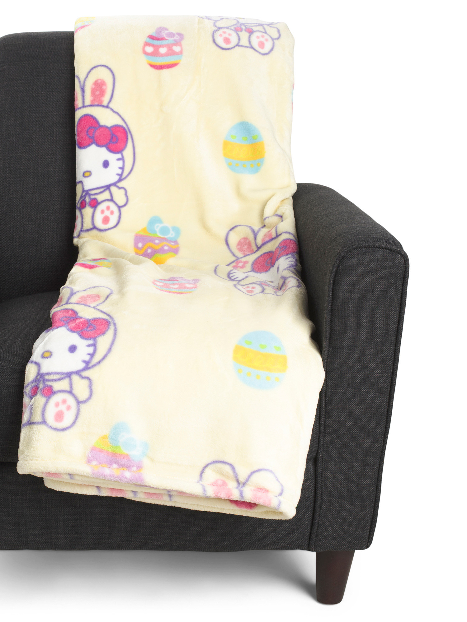 Bunnys And Eggs Blanket | TJ Maxx